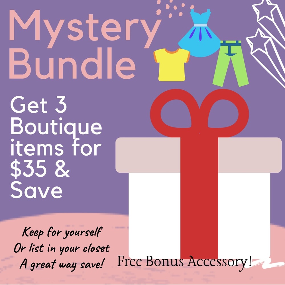 GREAT DEAL Boutique 3 /$35 + Bonus Accessory